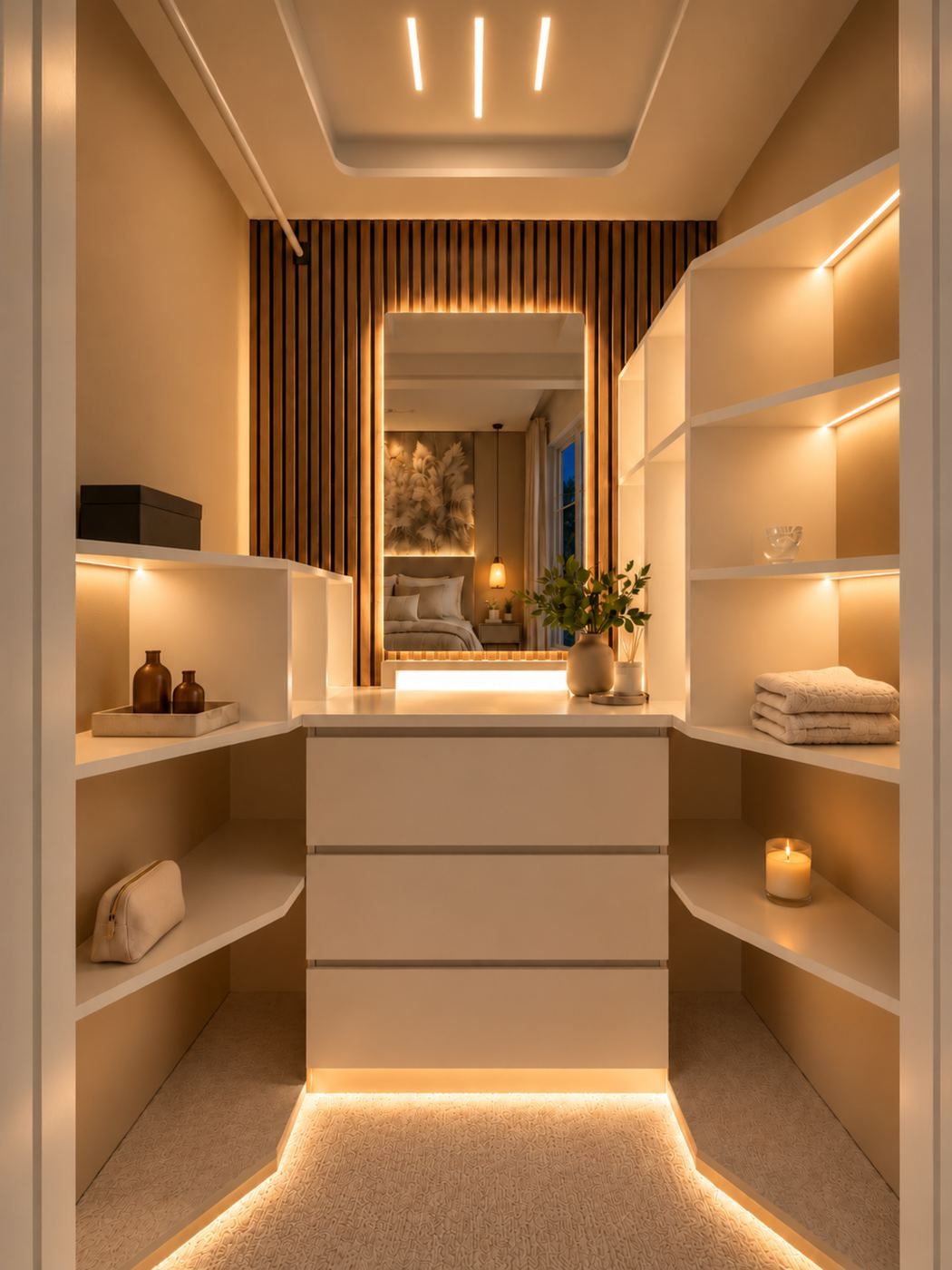 Walk-in Dressing Room, evening